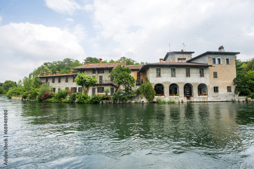 Fototapeta premium Naviglio Grande (Milan, Italy)