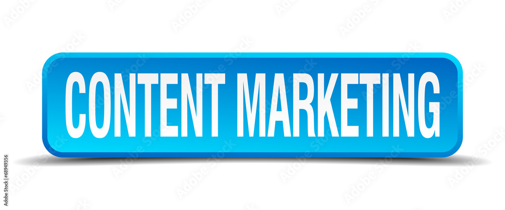content marketing blue 3d realistic square isolated button content marketing blue 3d realistic square isolated button