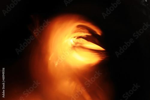 abstract golden background of fire © kichigin19