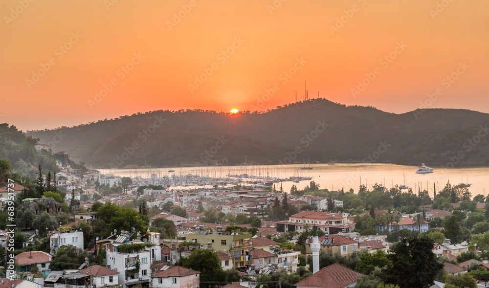 Sundown at Fethiye