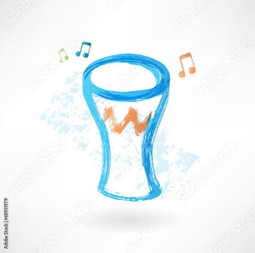 drum grunge icon
