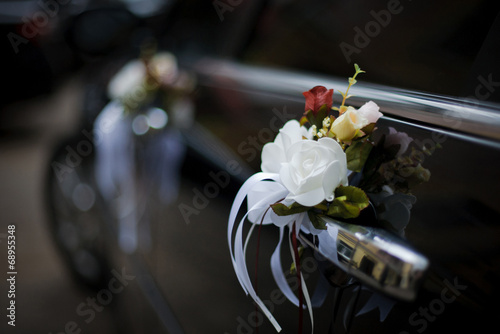Decorated Wedding Car