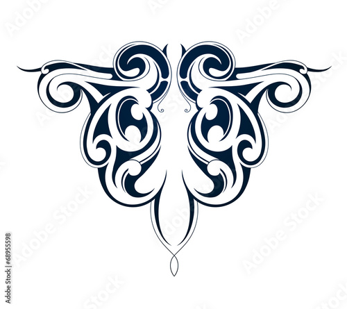 Tribal tattoo Maori origin