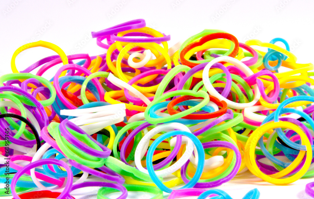 elastic loom bands color full elastic loom bands color full