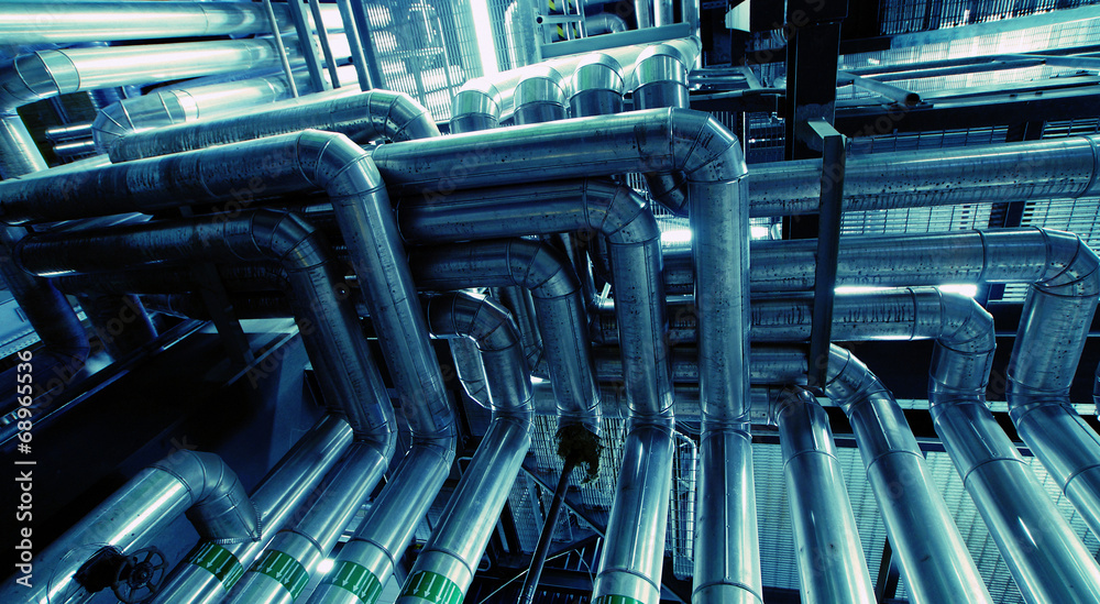 Industrial zone, Steel pipelines and equipment Industrial zone, Steel pipelines and equipment
