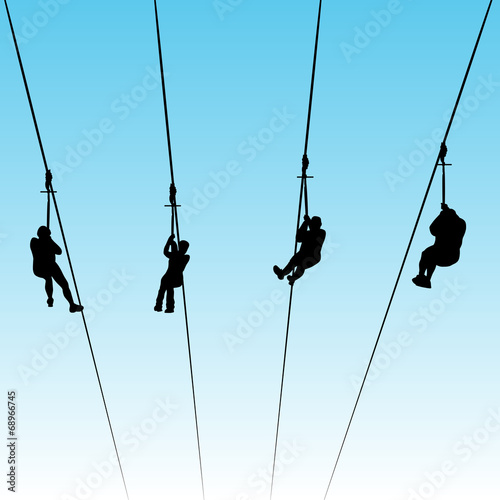 Zip Line Race