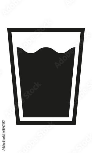 Glas Wasser