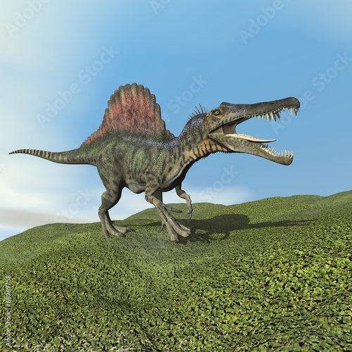 Spinosaurus dinosaur - 3D render