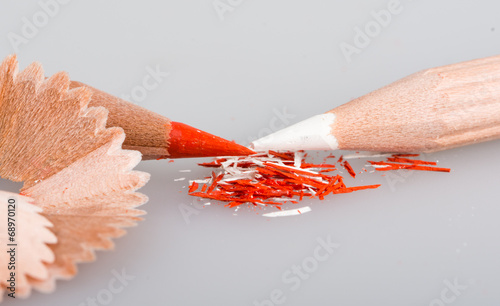 Shavings of pencils photo