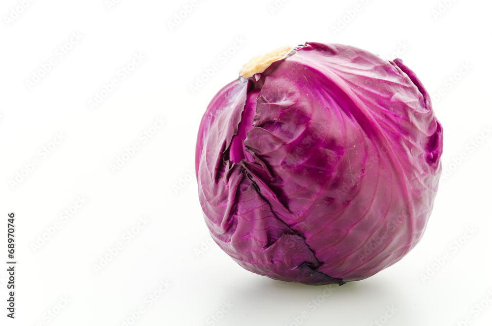 Cabbage isolated on white Cabbage isolated on white