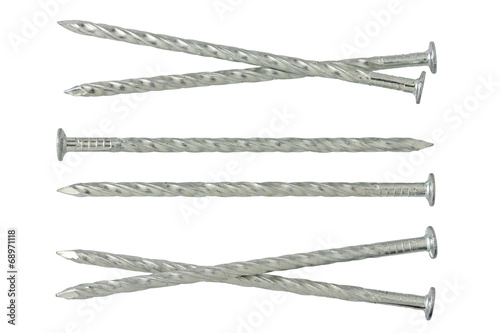 Twisted nails construction.