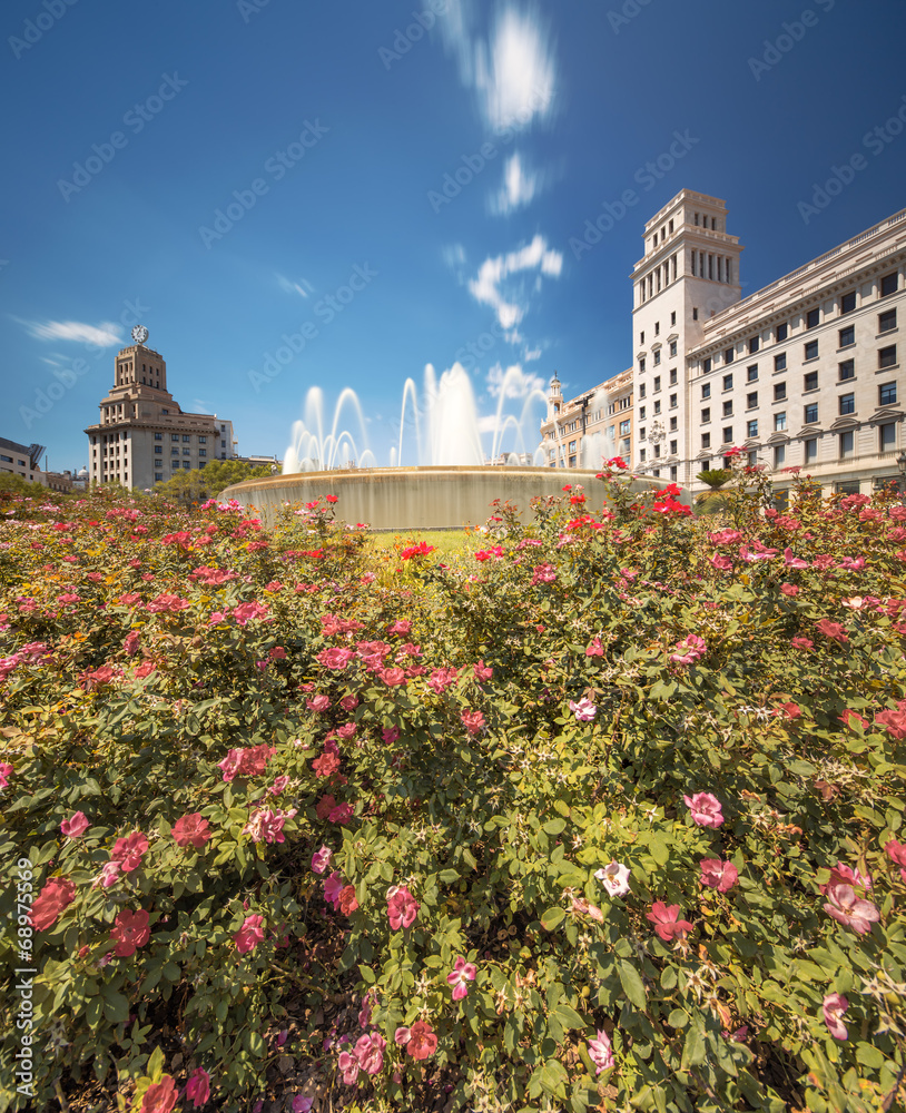 Fountain in Barcelona, Spain