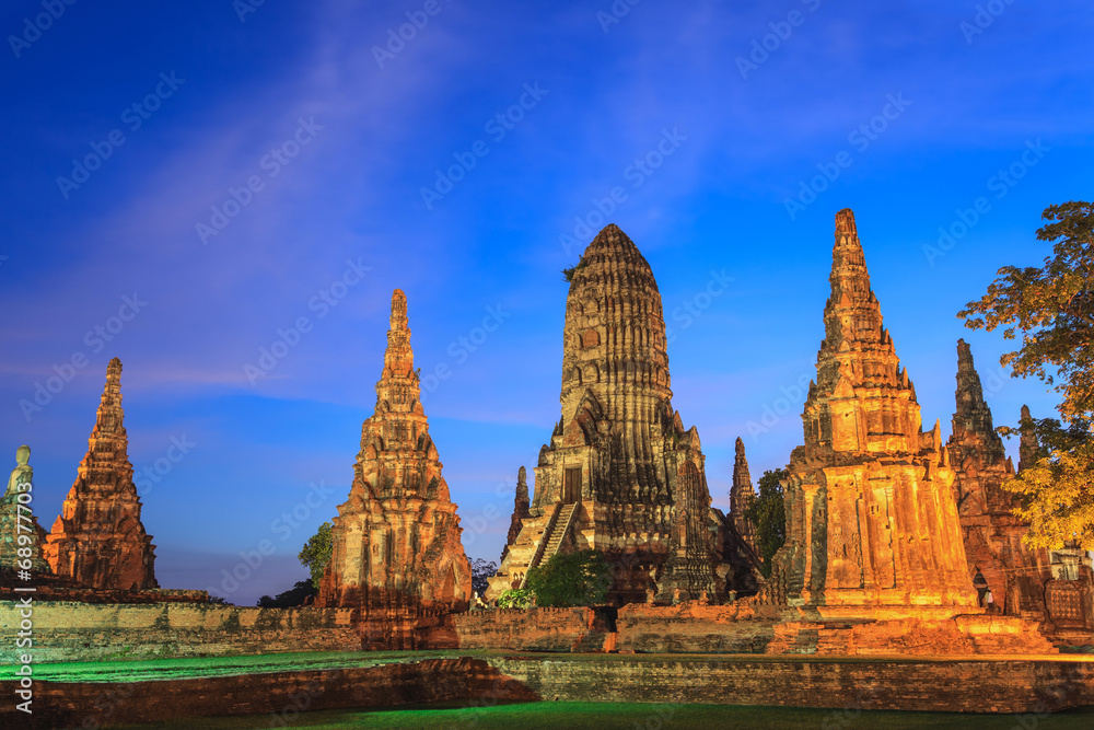 Wat Chaiwattanaram at Ayutthaya Historical Park Thailand Wat Chaiwattanaram at Ayutthaya Historical Park Thailand