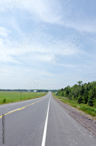TransCanada highway along Superior Lake shore