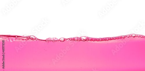 pink  water, bubble texture background