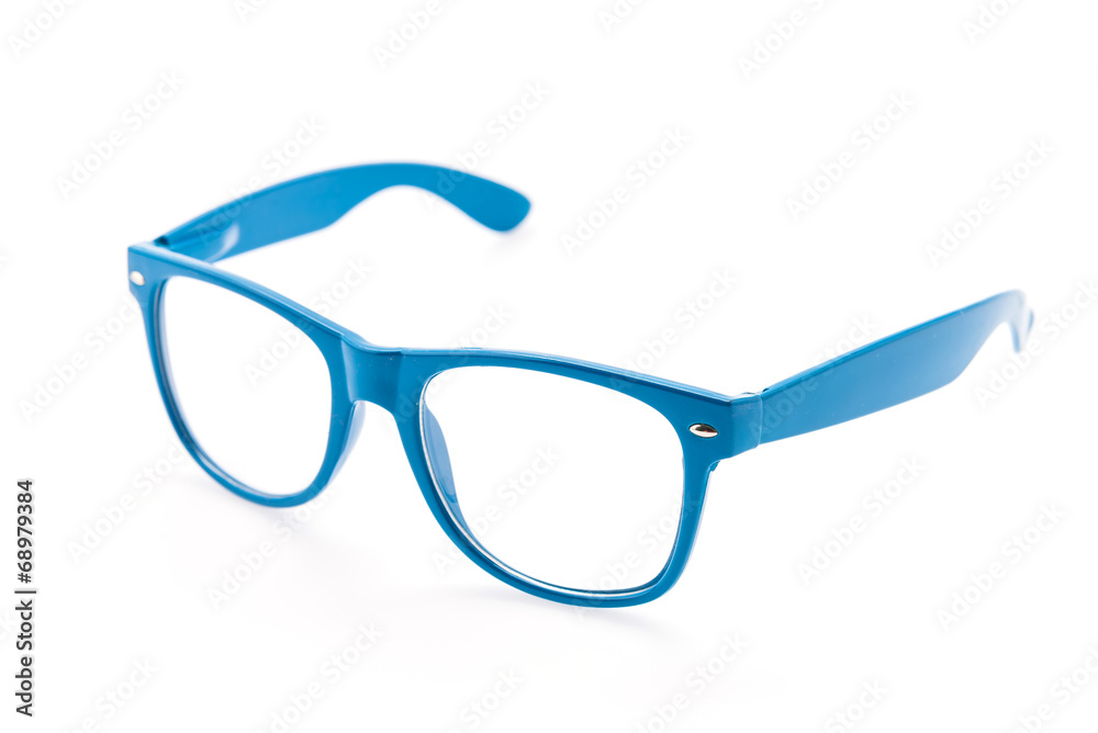 Fototapeta premium Colorful Eyeglasses isolated on white