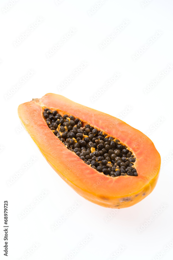 Papaya isolated on white Papaya isolated on white