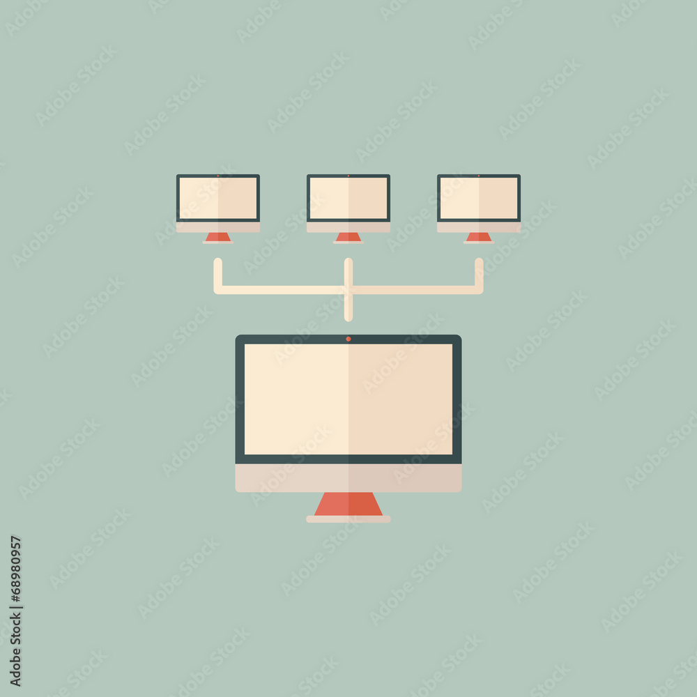 Network Flat Icon Network Flat Icon
