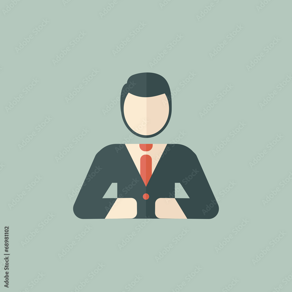 Clerk Flat Icon Clerk Flat Icon