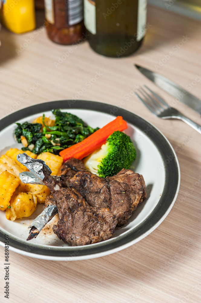 lamb steak lamb steak
