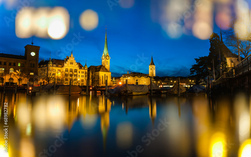 Cityscape of Zurich, Switzerland
