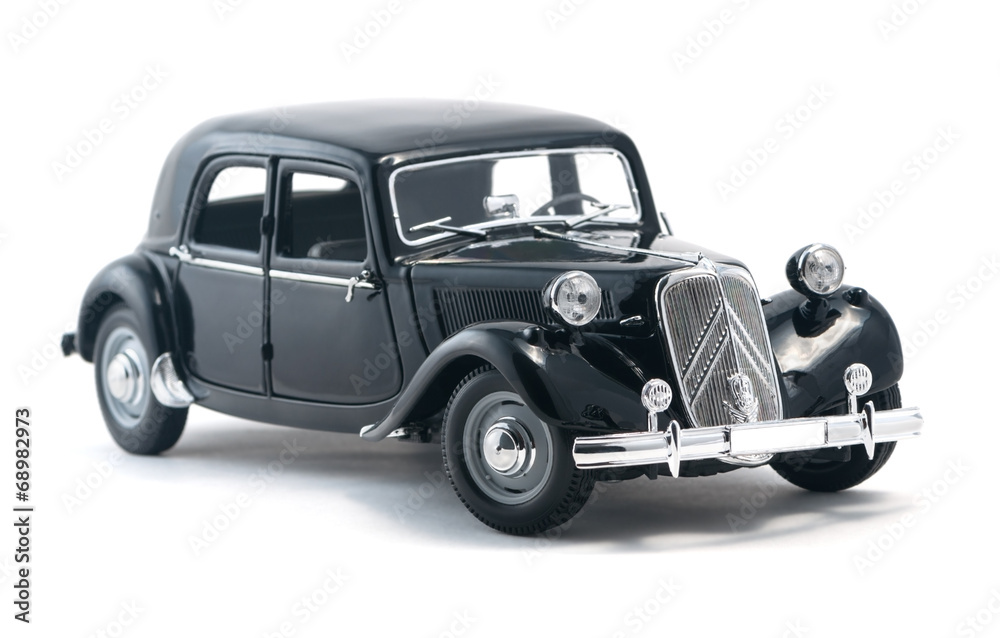Obraz Czarny samochód retro vintage