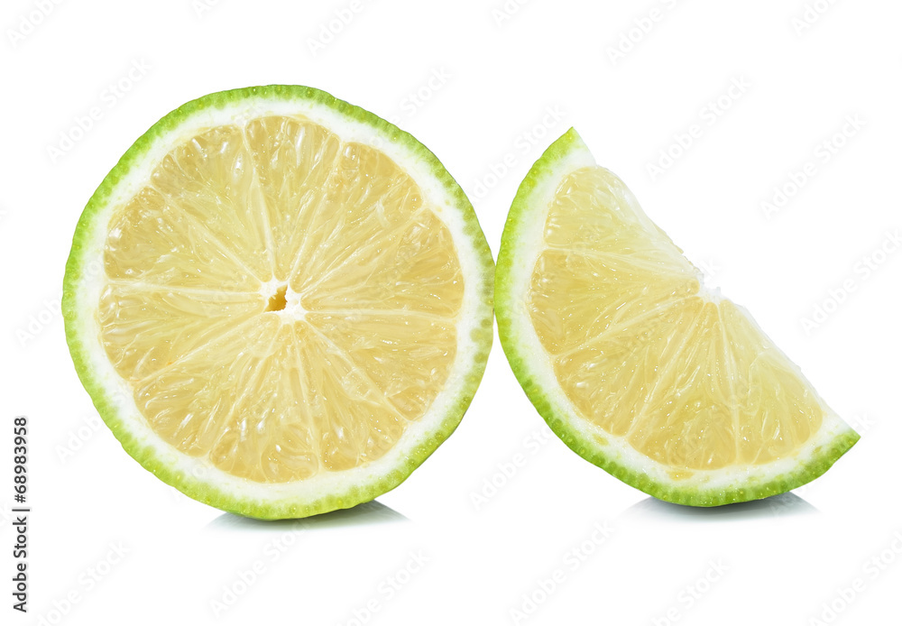 Citrus lime fruit isolated on white background Citrus lime fruit isolated on white background