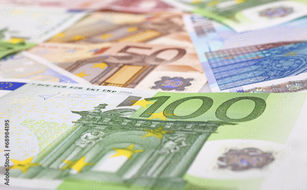 Verschiedene Euroscheine Verschiedene Euroscheine
