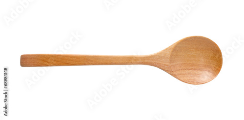 Wooden Spoon Isolated on a white background