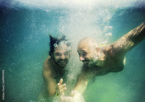 Giocando sott'acqua