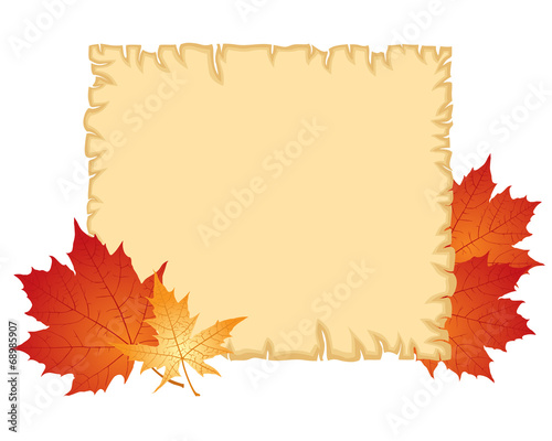 Autumn greeting card