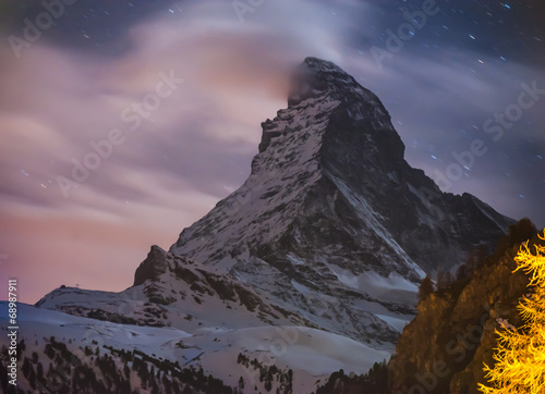 Night Scene Matterhorn