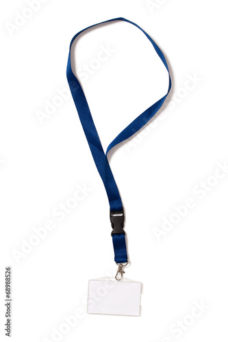 Identification Card - Badge with Clipping Path