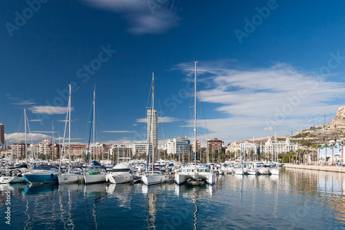 Harbour of Alicante, Spain