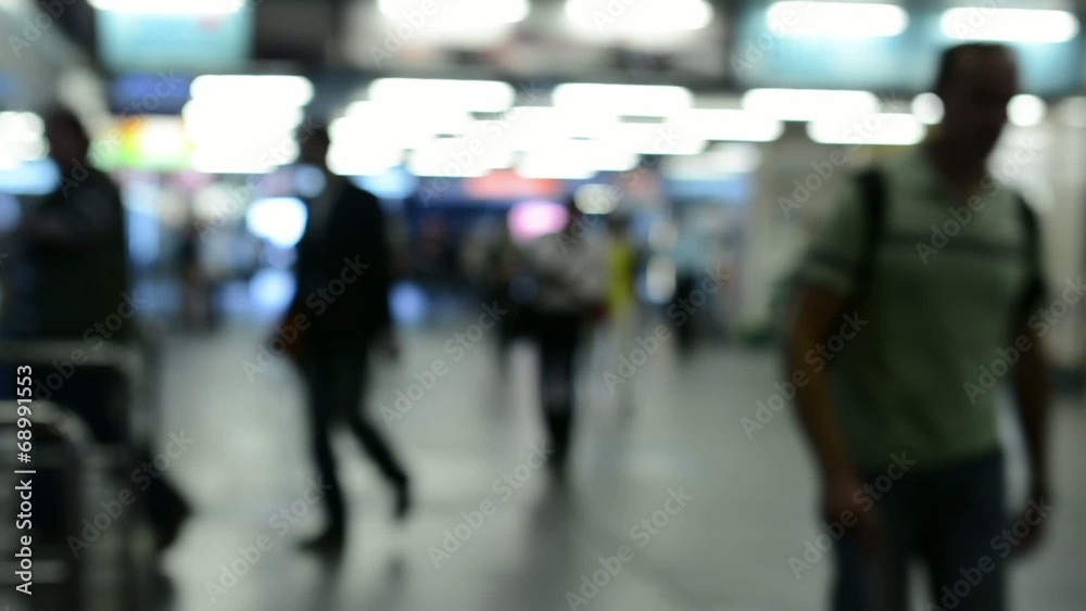 commuter people - people in the subway - blurred shot commuter people - people in the subway - blurred shot