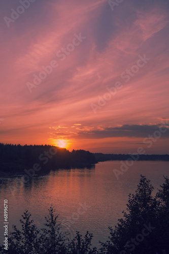 sunset over water © raduga21