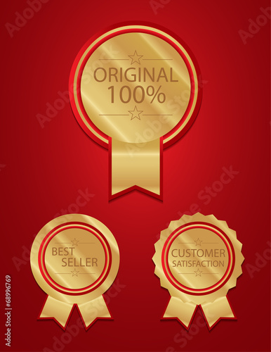 Red 100 badges