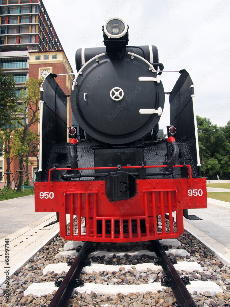 Obraz premium red train in thailand