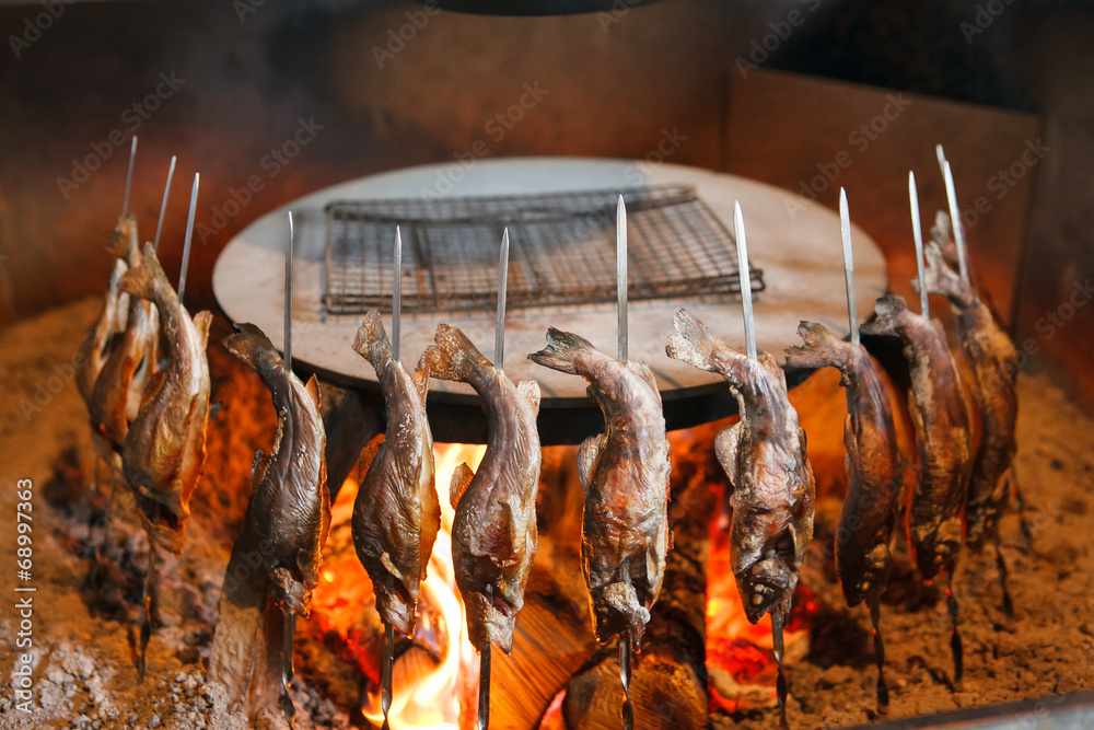 Fototapeta premium 鮎の塩焼き