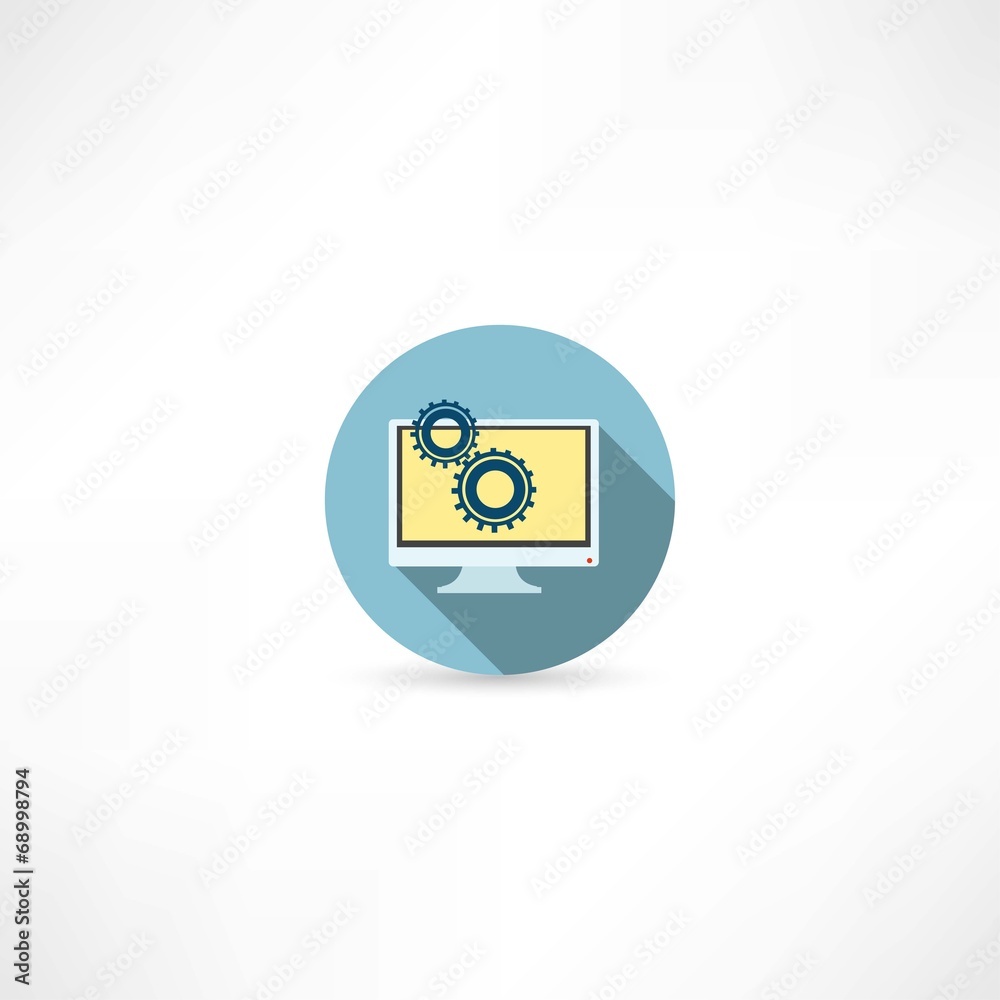 computer settings icon computer settings icon