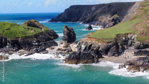 The beautiful Kynance Cove, Cornwall photo