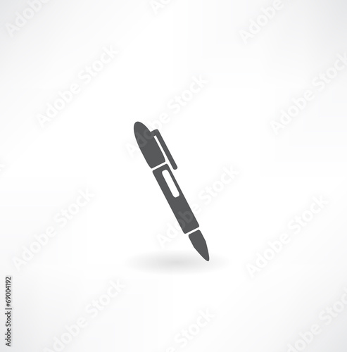 pen isolated on the white background with clipping path
