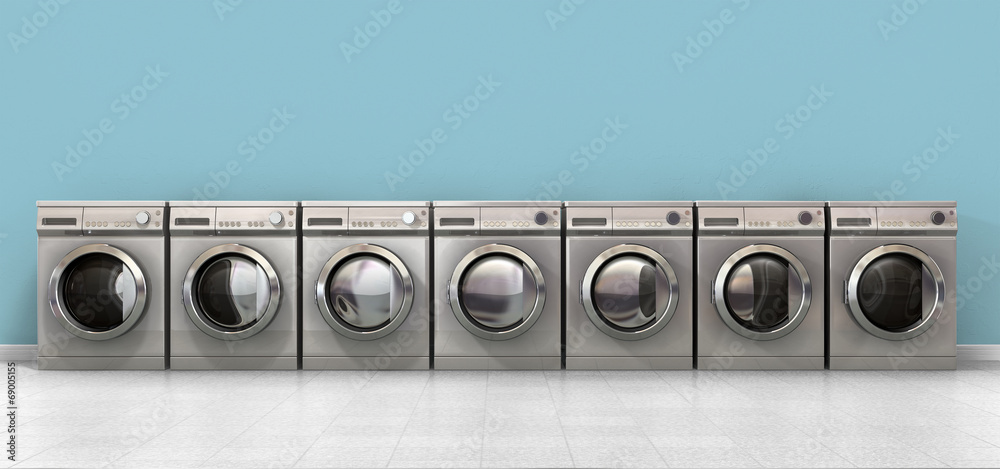 Photography Washing Machine Empty Row