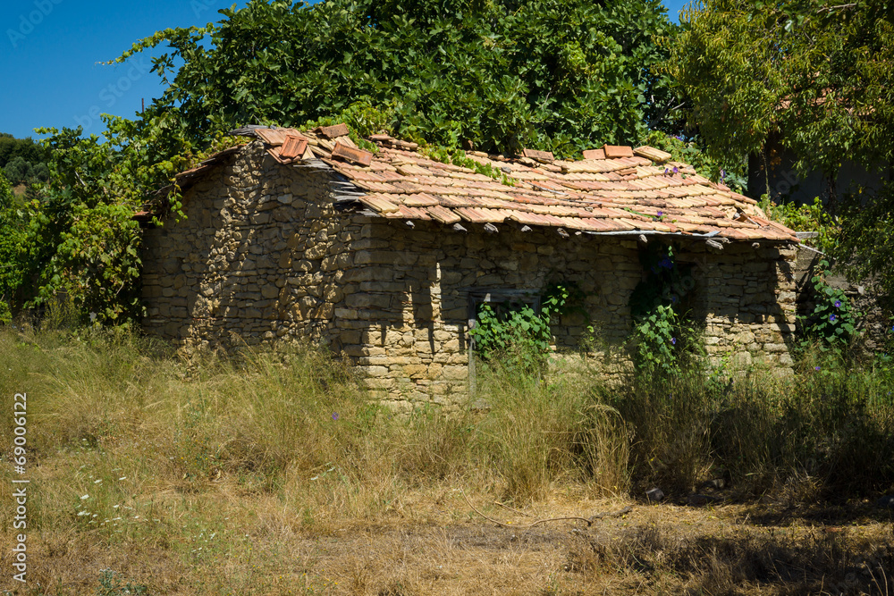 Old and abandoned house in the village. Turkey