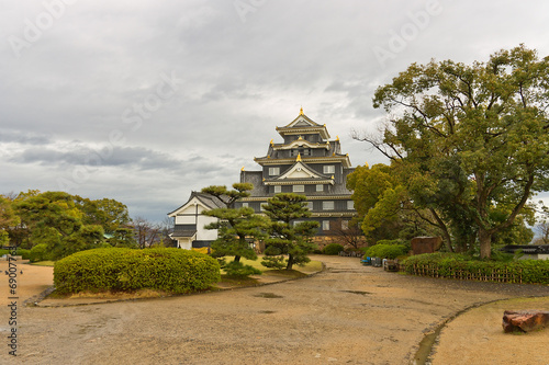 Okayama castle main keep  Japan