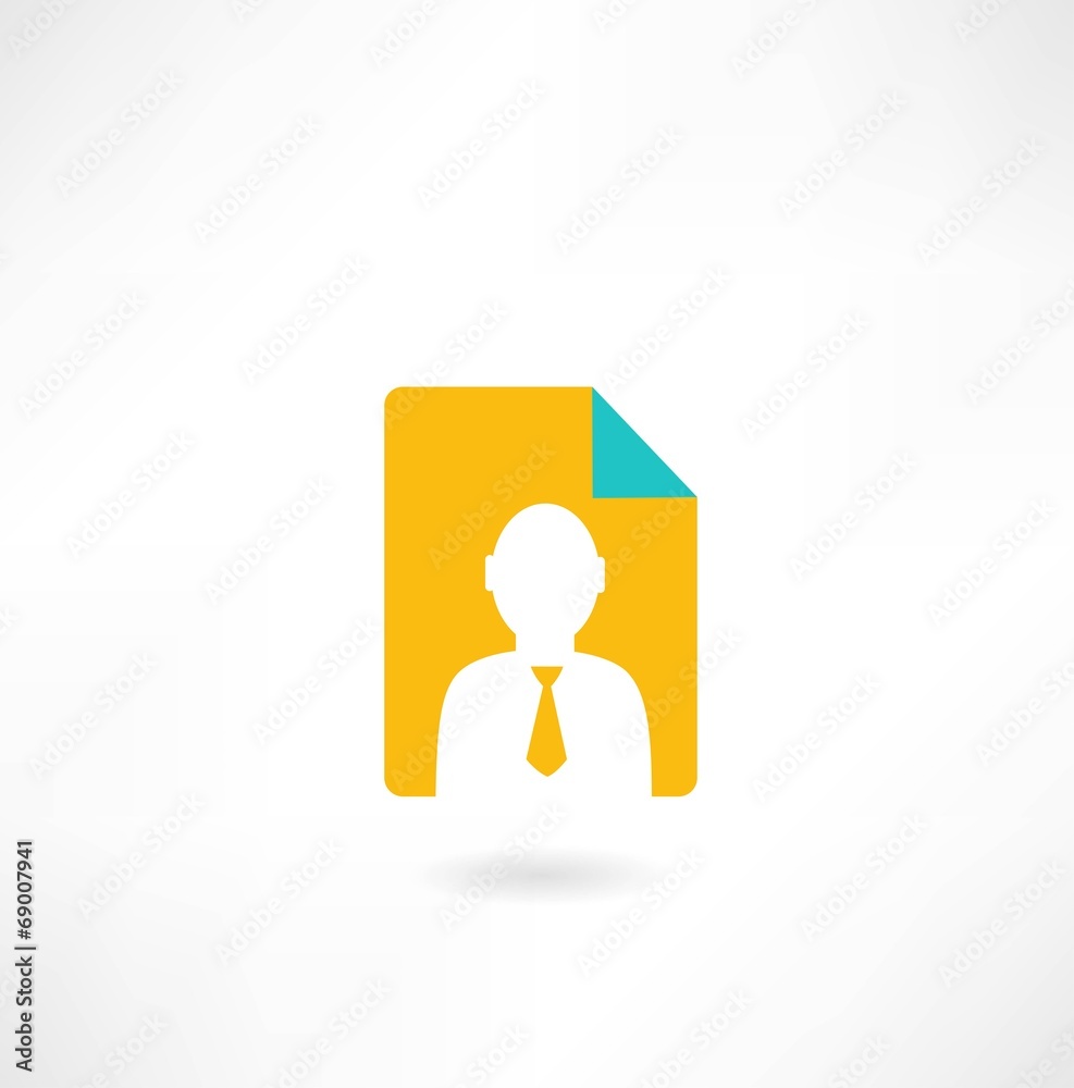 man with papers icon man with papers icon