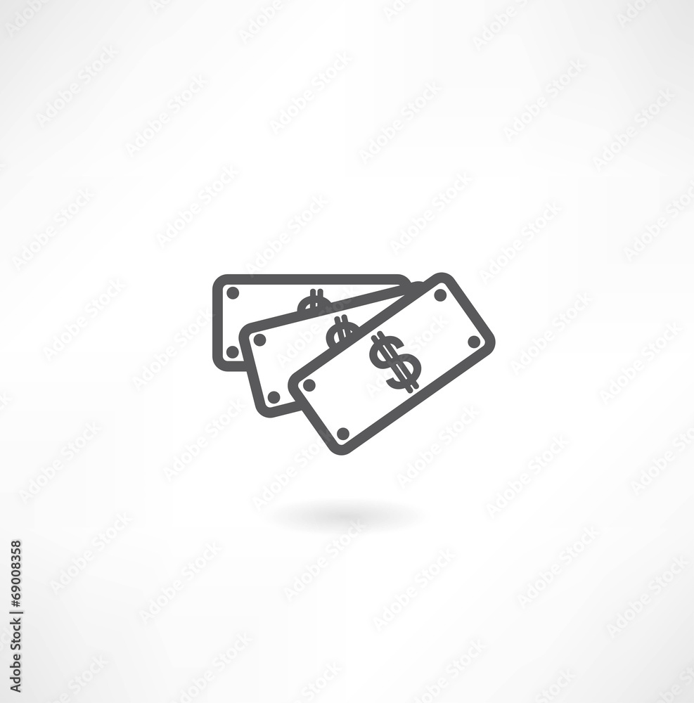 Dollar icon Dollar icon