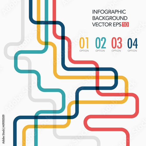 Vector line business concept template