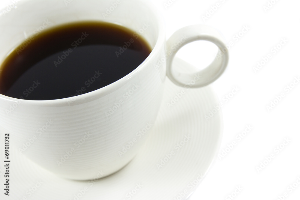 Cup of coffee isolated on white background Cup of coffee isolated on white background