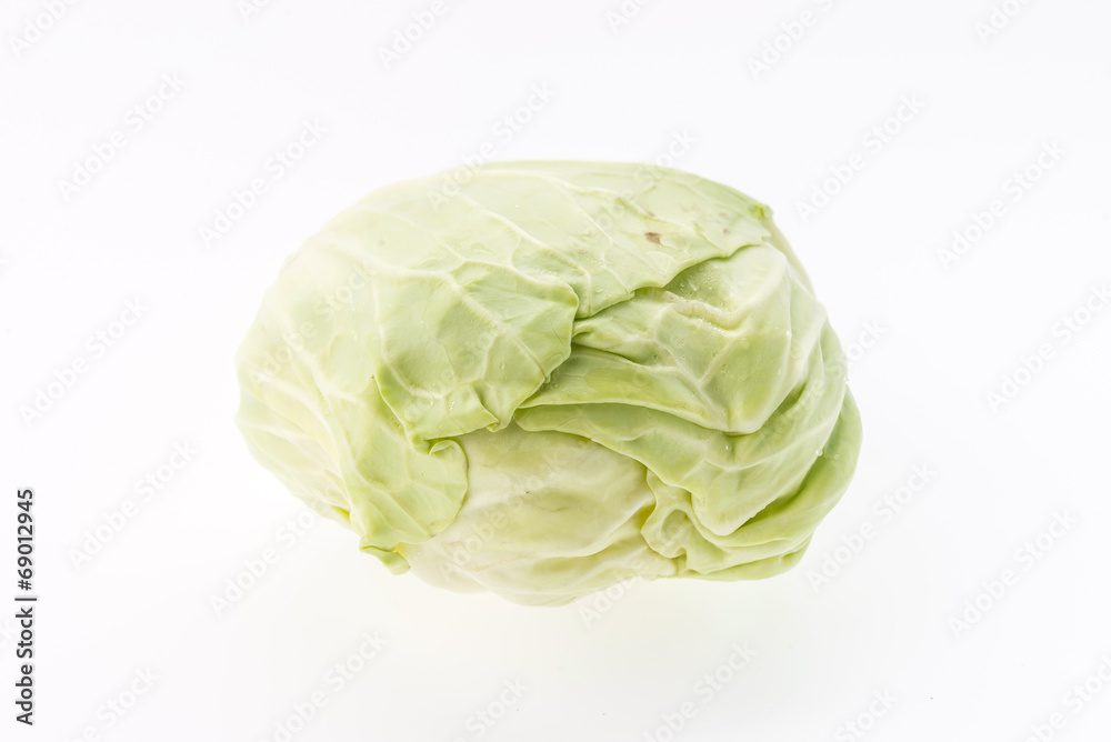 Fototapeta premium Cabbage isolated on white